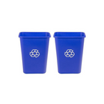 2-Pack Amazon Basics 10 Gallon Commercial Office Wastebasket