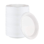 Plasticpro Disposable Plastic Plates, 100 Count (4 Sizes)