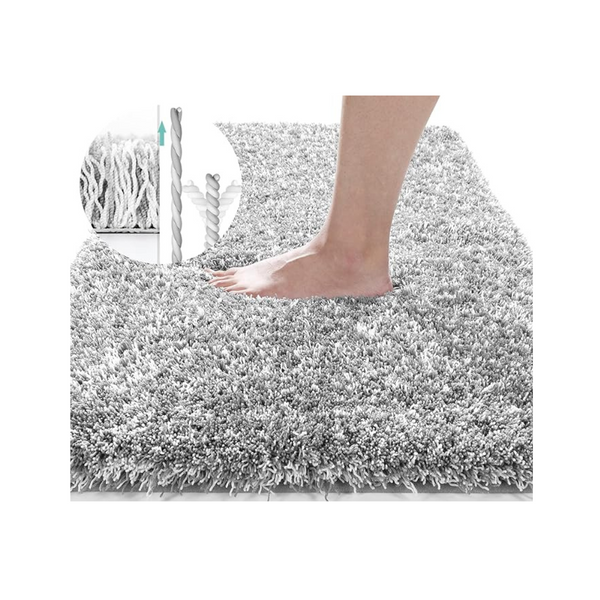 Yimobra 17" x 24" Soft Non-Slip Water Absorbent Microfiber Bath Mat