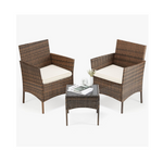 3 Pieces Outdoor Patio Furniture Set