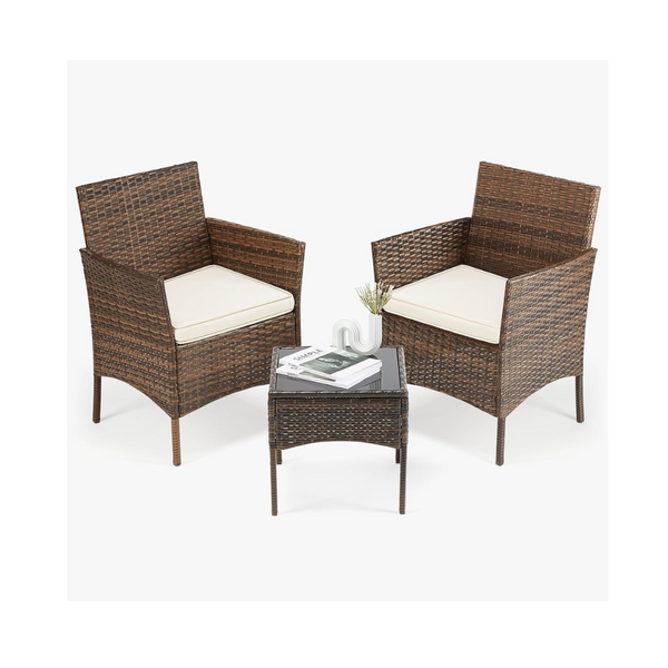 3 Pieces Outdoor Patio Furniture Set