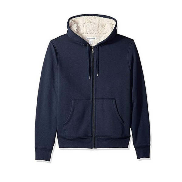 Amazon Essentials Women's Sherpa-Lined Fleece Full-Zip Hooded Jacket