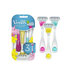 Gillette Venus Tropical Disposable Razors for Women, 3+1 Count