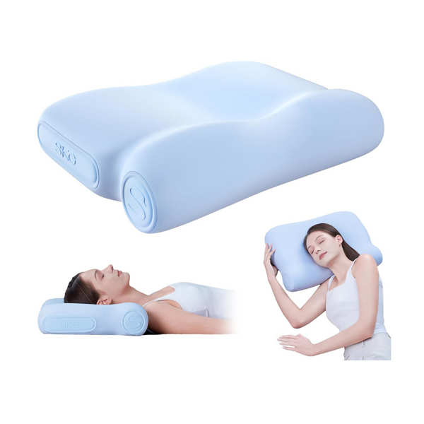 Skg Cervical 3-Layer Ergonomic Pain Relief Neck Pillow