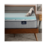 Serta ThermaGel Cooling, Pressure-Relieving Memory Foam Mattress Topper (2 Inch, Queen)