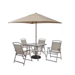 StyleWell Amberview 6-Piece Steel Square Outdoor Dining Set