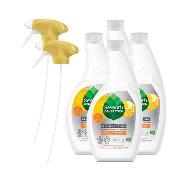 4 Bottles of Seventh Generation Disinfecting MultiSurface Cleaner
