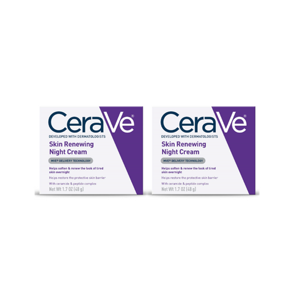 2-Pack CeraVe Skin Renewing Night Cream, 1.7 Ounce