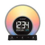 La Crosse Sunrise & Sunset Light Digital Alarm Clock with USB Port