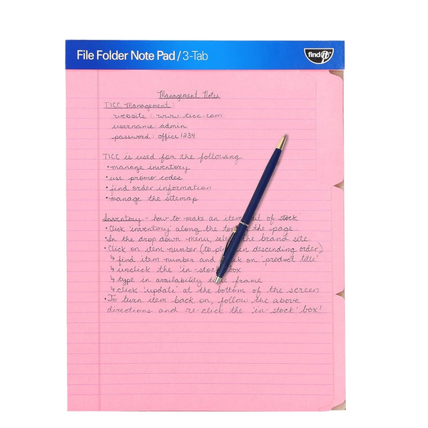 12-Pack Find It (9.5 x 12.5") Notebook Organizer Folders