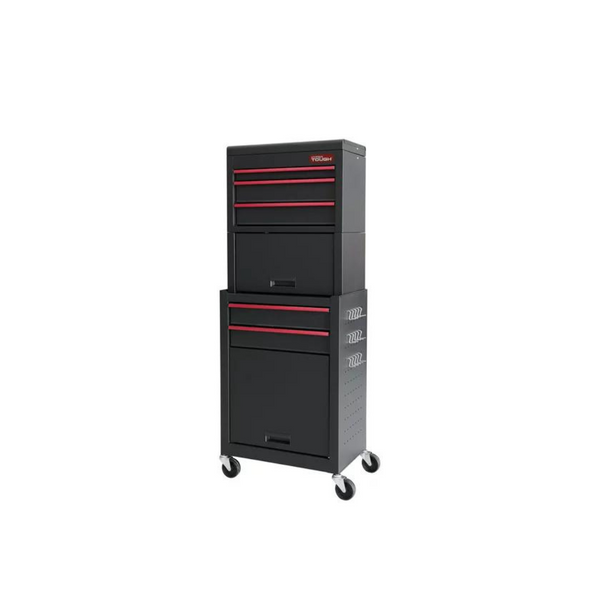 Hyper Tough 20" 5 Drawer Rolling Tool Chest & Cabinet Combo
