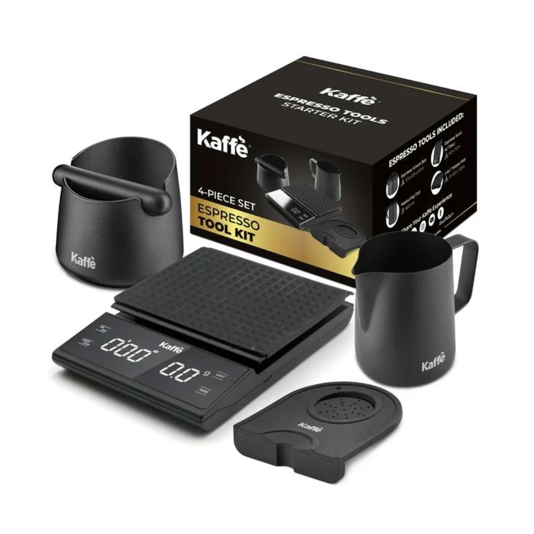 Kaffe Premium Espresso Accessories 4 in 1 Bundle