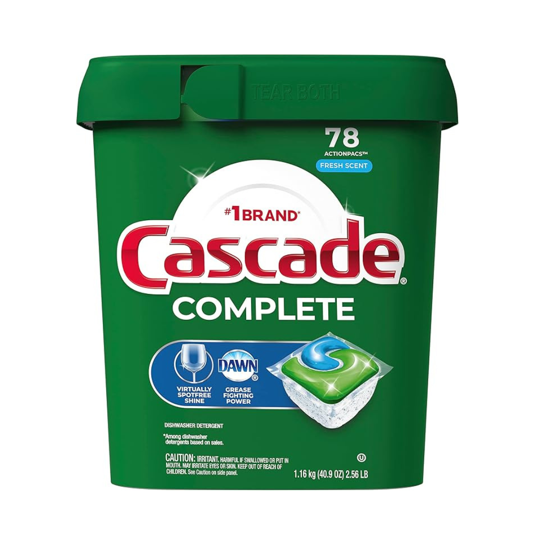 78-Count Cascade Complete Dishwasher Detergent Pods (40.09 oz, Fresh Scent)