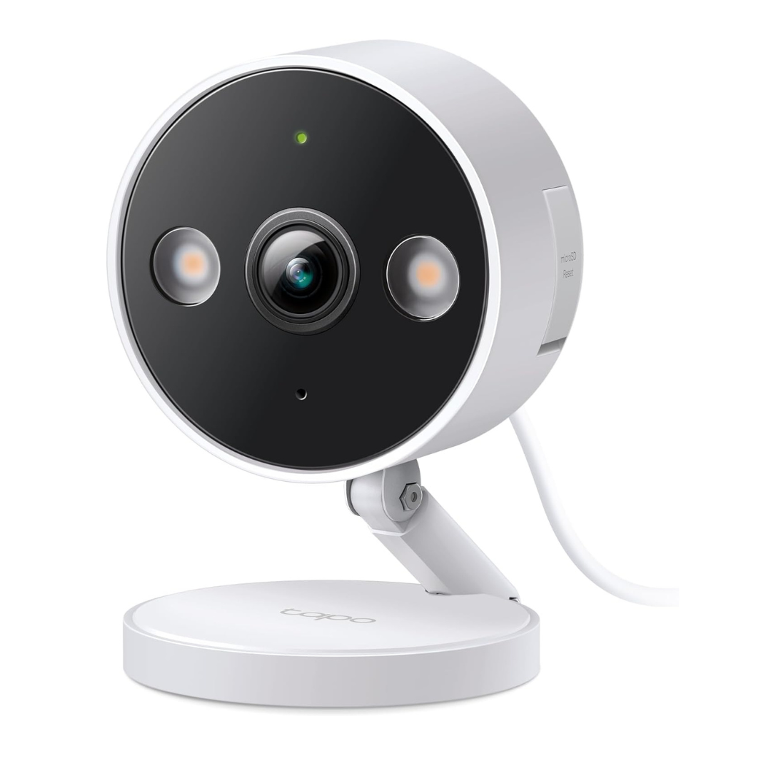 TP-Link Tapo C120 2K QHD Security Camera with Night Vision & Spotlights