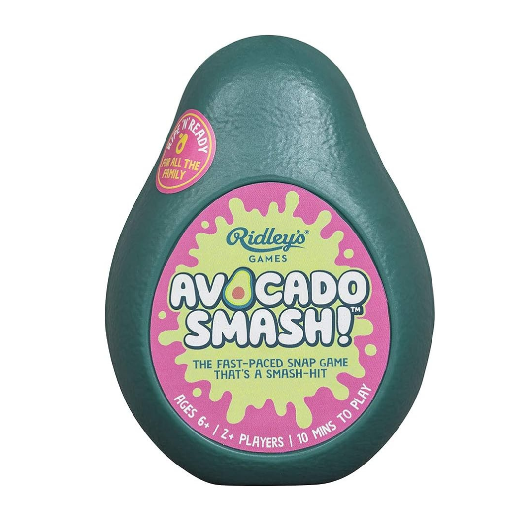 Ridley’s Avocado Smash! 71 Piece Family Action Card Game with Storage Case