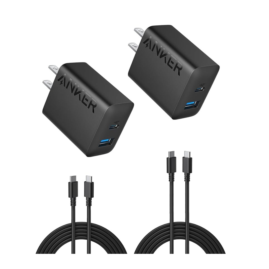 Anker 2-Pack 20W Dual Port USB Fast Wall Chargers