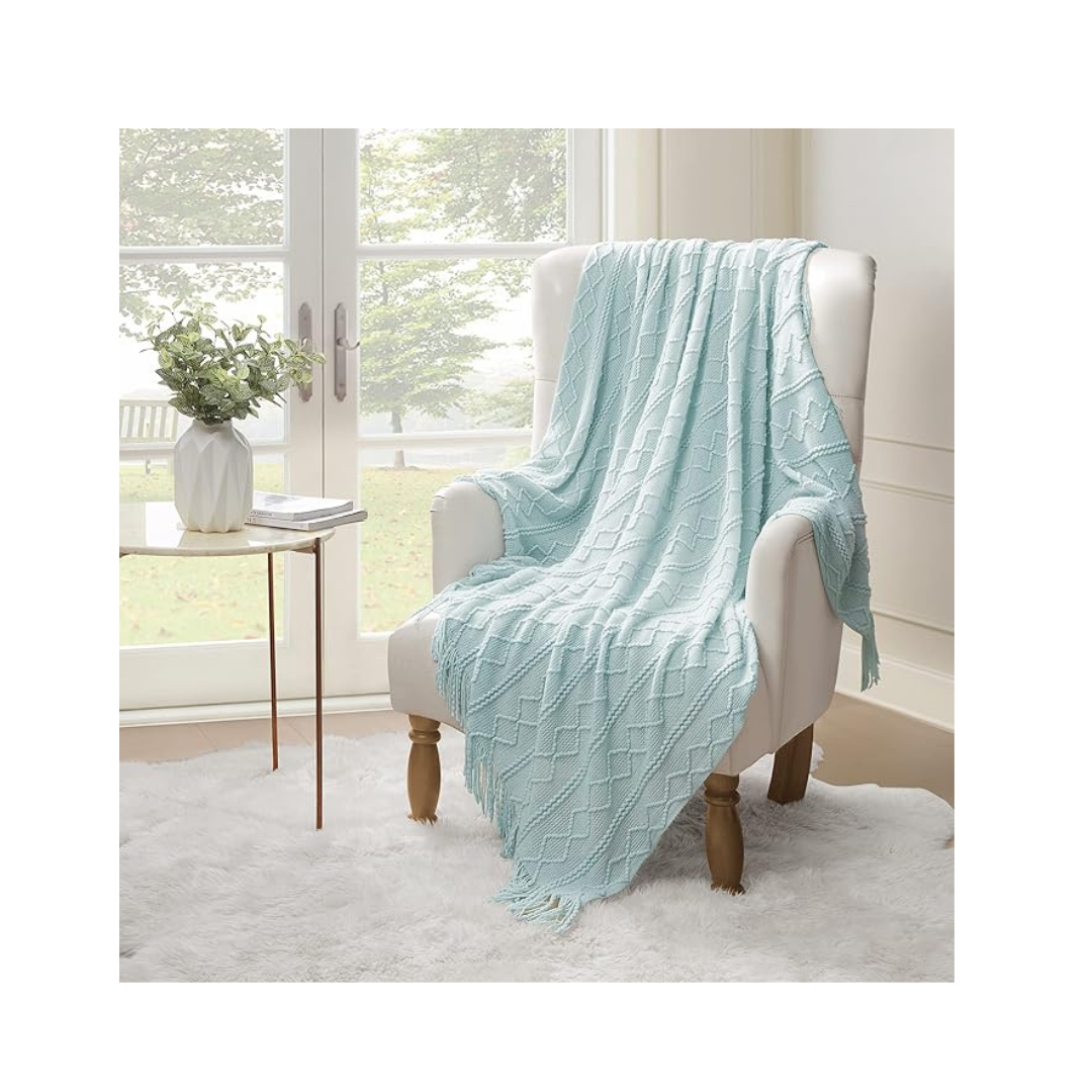 Dream Sunset Super Soft Comfy and Lightweight Knit Throw Blanket (50"x60")