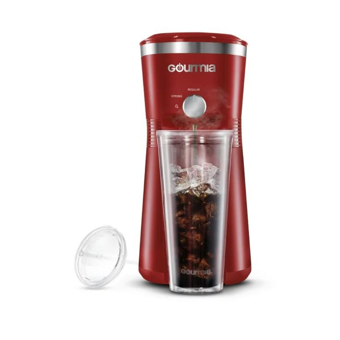 Gourmia Iced Coffee Maker with 25 fl oz. Reusable Tumbler