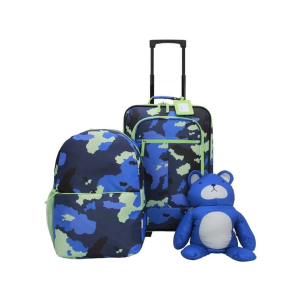 4-Piece Crckt Kids' 18" Softside Luggage Set