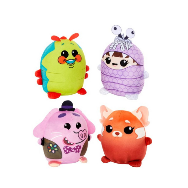 4-Pack Mattel Disney D100 5" Cuutopia Plush Pillow Dolls