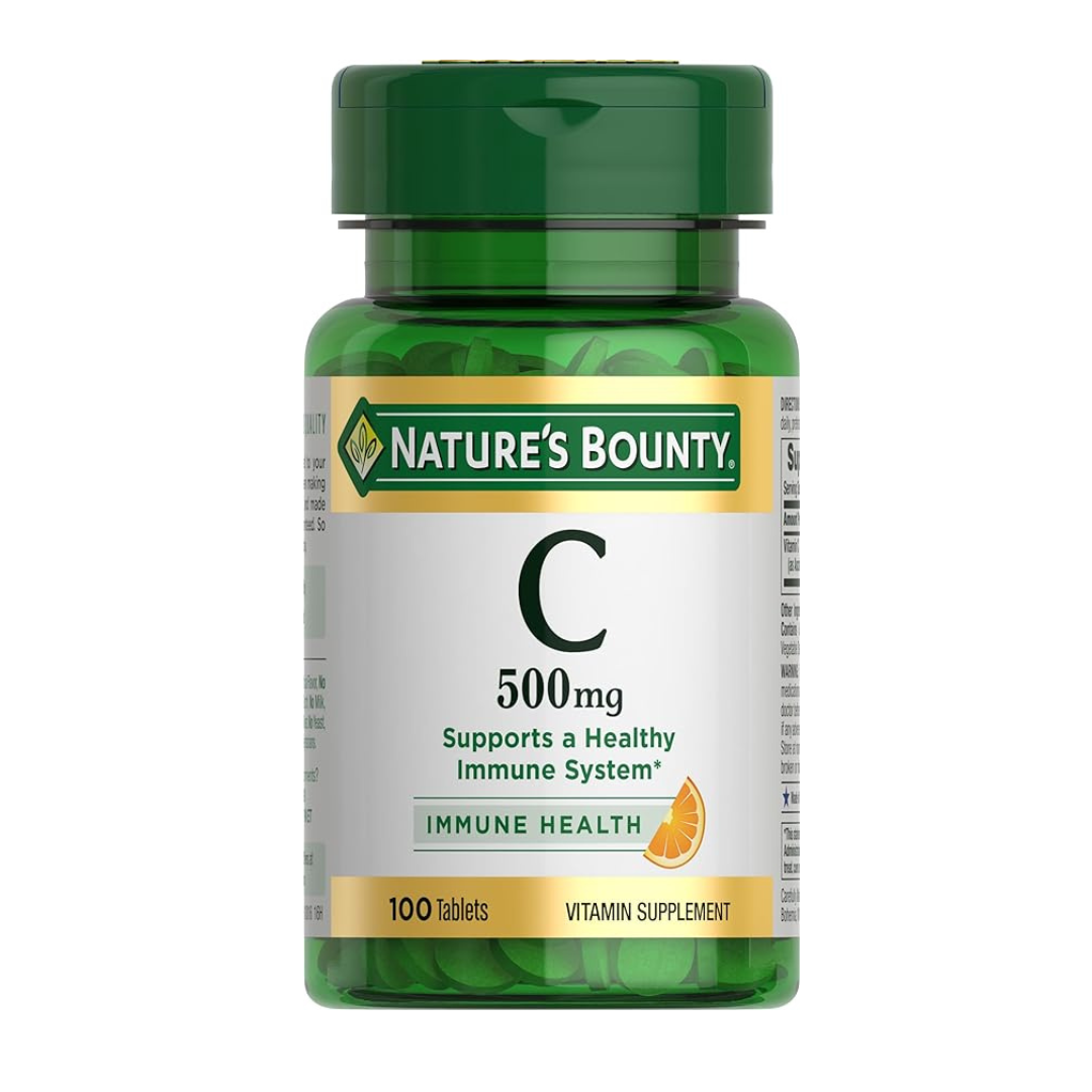 200-Count (2 x 100-Count) Nature's Bounty Vitamin C Tablets