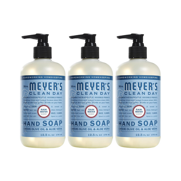 3-Pack Mrs. Meyer's Biodegradable Formula, Rain Water, 12.5 fl. oz