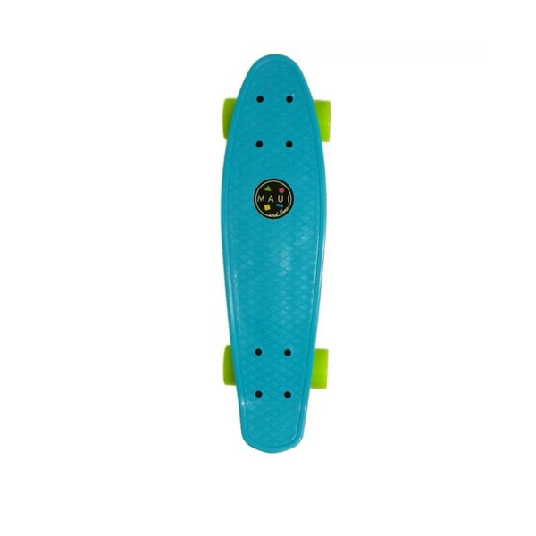 Maui and Sons 22" Blue Cookie Logo Retro Cruiser Skateboard