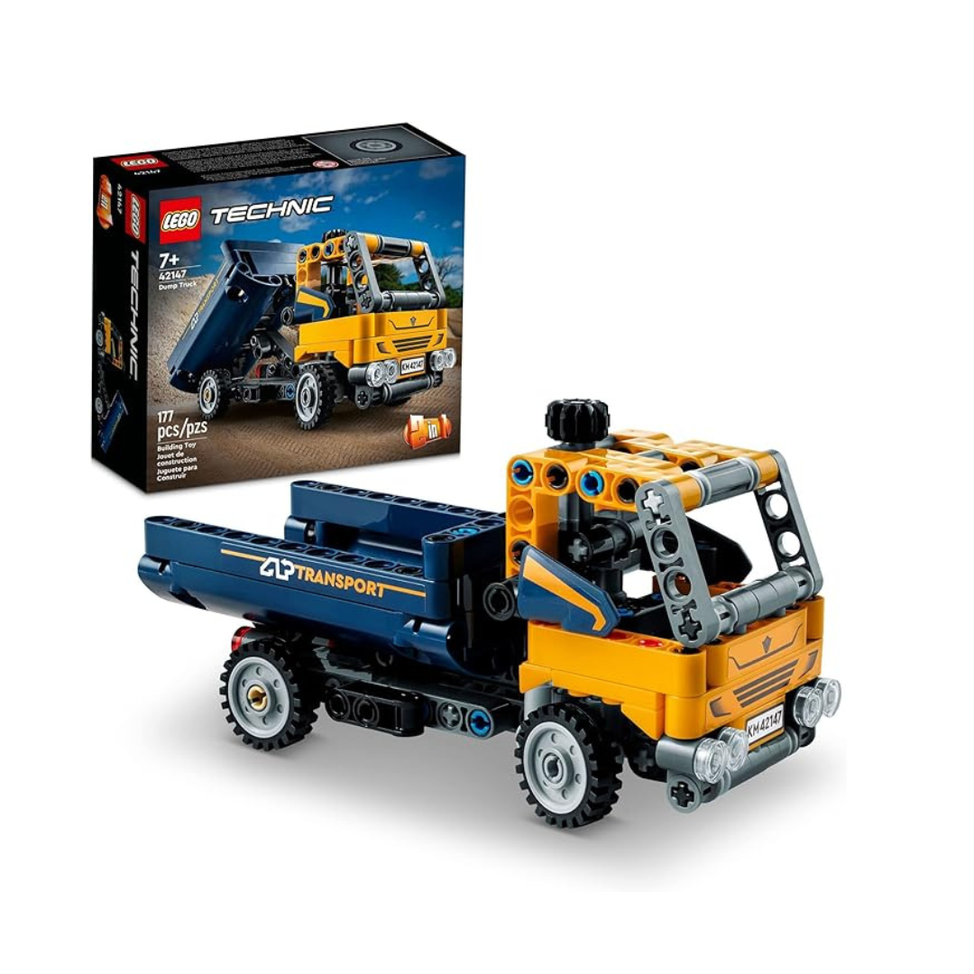 LEGO 2-in-1 Technic Dump Truck 42147 Toy Set (177-Piece)