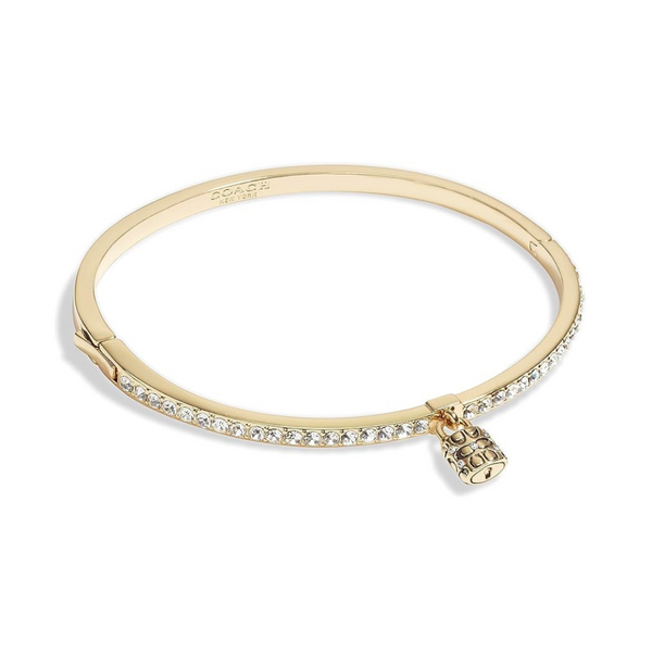 Coach Women's Iconic Padlock Tennis Bangle Bracelet