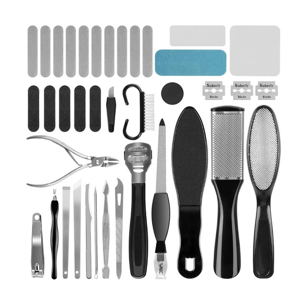 36-Piece Rosmax Professional Pedicure Kit Set