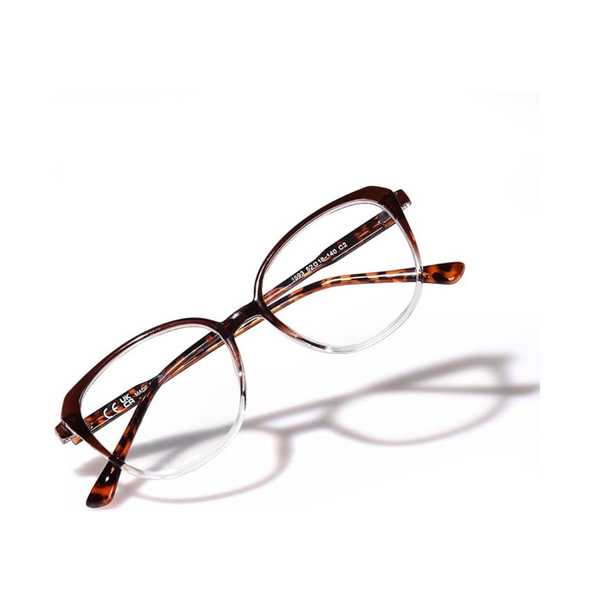 Avaeye Women's TR90 Fashion Round Blue Light Blocking Glasses (5 Colors)