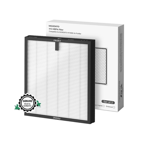 2-Pack Morento HY4866 Genuine Air Purifier Replacement Filter