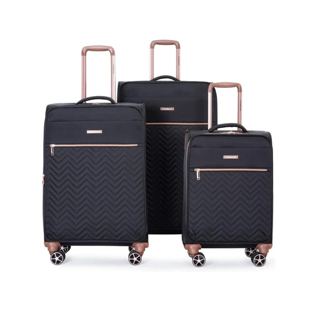 3-Piece Travelhouse Softside Lightweight Luggage Set (4 Colors)