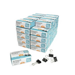 50-Pack of 12-Count Pen + Gear Small Metal Binder Clips