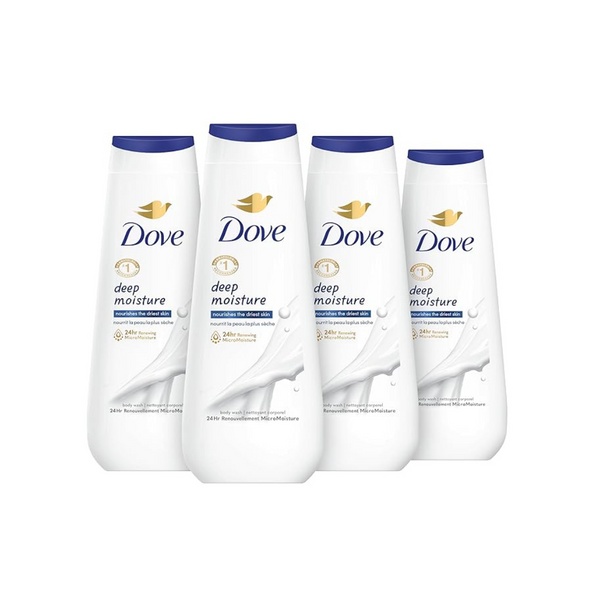 4-Count 20-Oz Dove Deep Moisture Body Wash