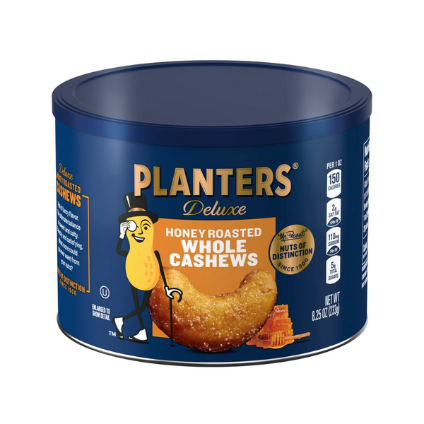 Planters Honey Roasted Whole Cashews (8.25oz Canister)