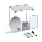 11-Piece Locker Organizer and Decorating Kit, Includes Shelf, Whiteboard, and Other Accessories