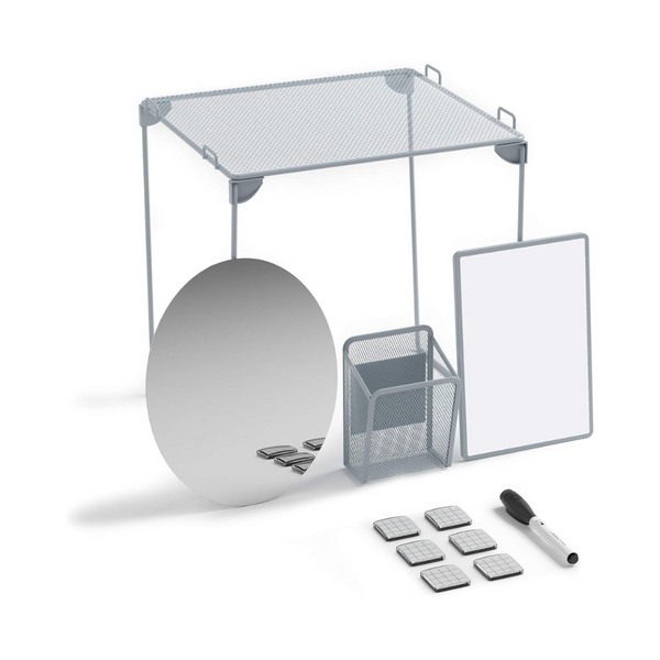 11-Piece Locker Organizer and Decorating Kit, Includes Shelf, Whiteboard, and Other Accessories