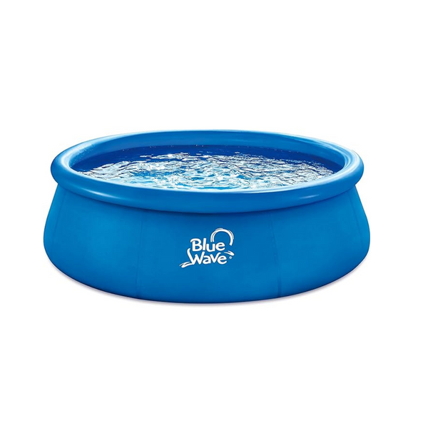 Blue Wave 9ft Round 30" Deep Speed Family Cover Quick Set Pool