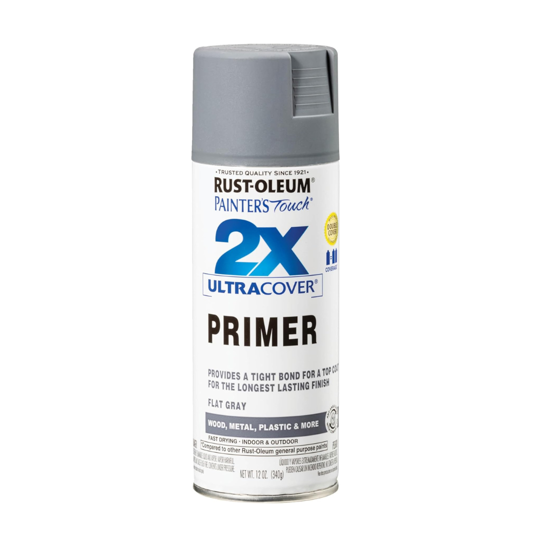 Rust-Oleum Painter's Touch 2X Ultra Cover Spray Primer, 12 oz