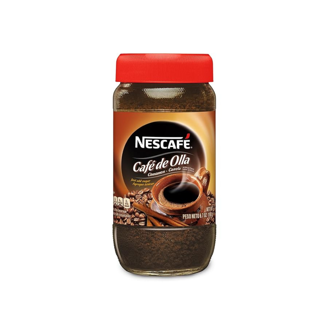Nescafe Cafe de Olla Cinnamon Flavored Instant Coffee Jar, 6.7 oz