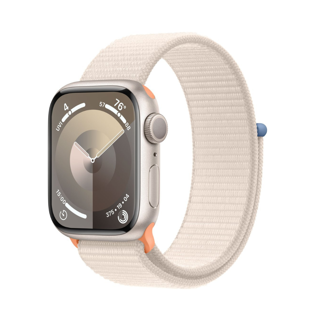 Apple Watch Series 9 Starlight Aluminum Case Smartwatch, GPS