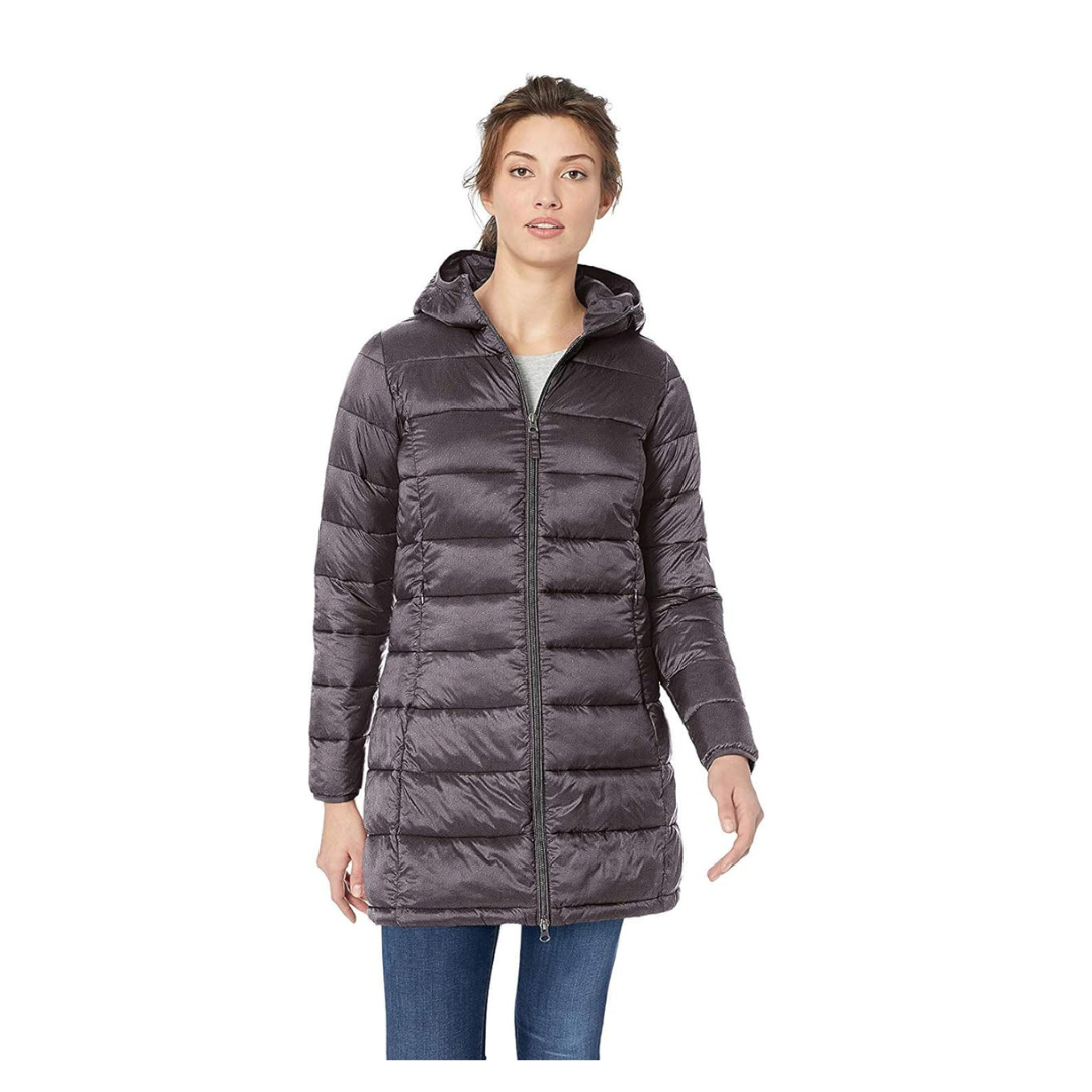 Amazon Essentials Women's Lightweight Hooded Puffer Coat