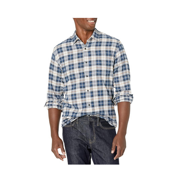 Amazon Essentials Men's Long-Sleeve Flannel Shirt