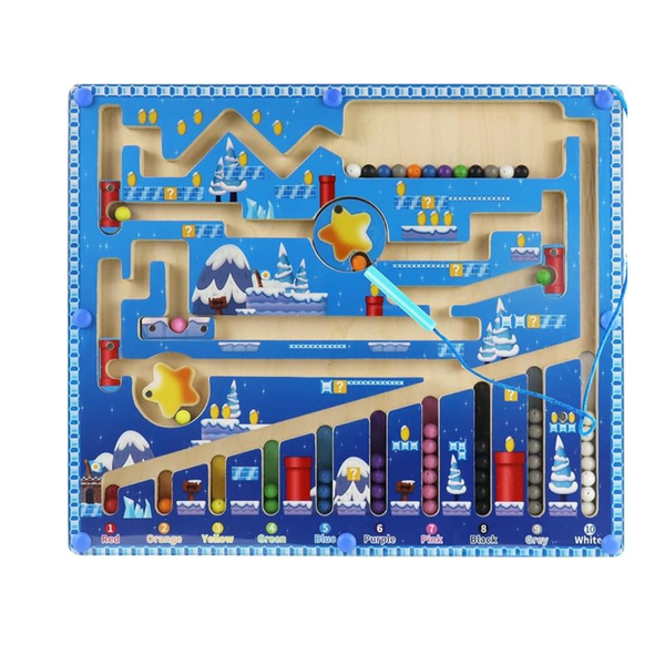 Inno2Eleph Magnetic Color and Number Maze Montessori Toys