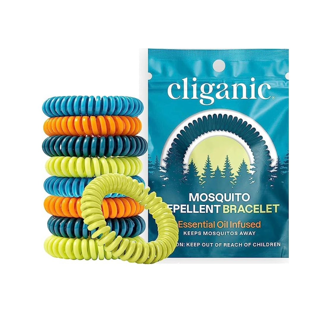10-Pack Cliganic Mosquito Repellent Bracelets