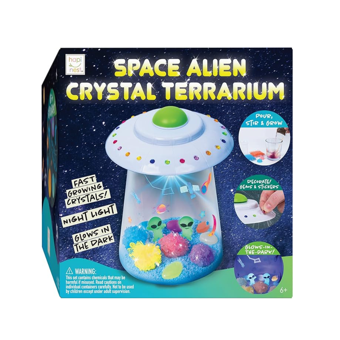 Hapinest Space Alien Crystal Growing Terrarium Science Kit
