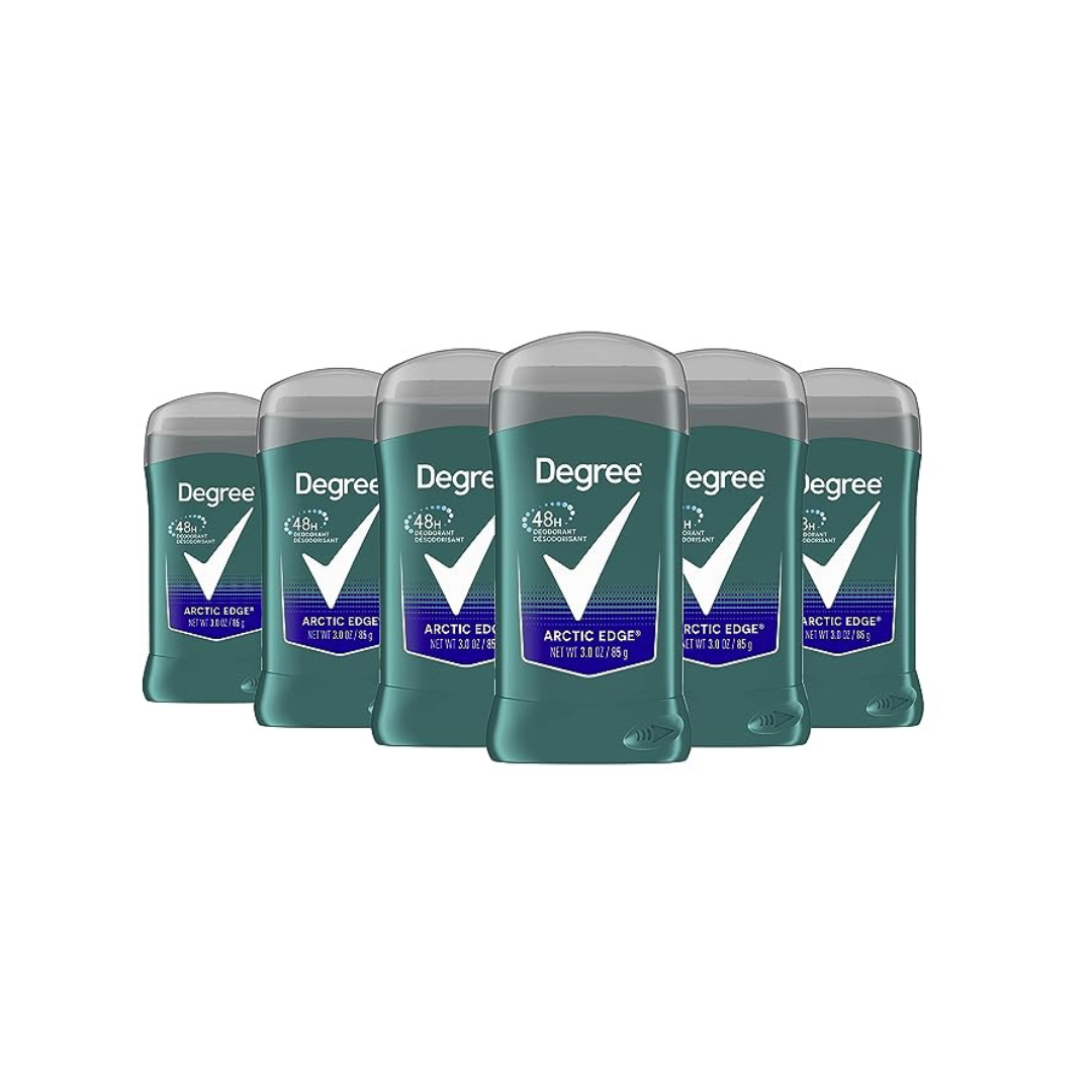 6-Pack Degree Men Original Aluminum Free Deodorant for Men, 3 oz