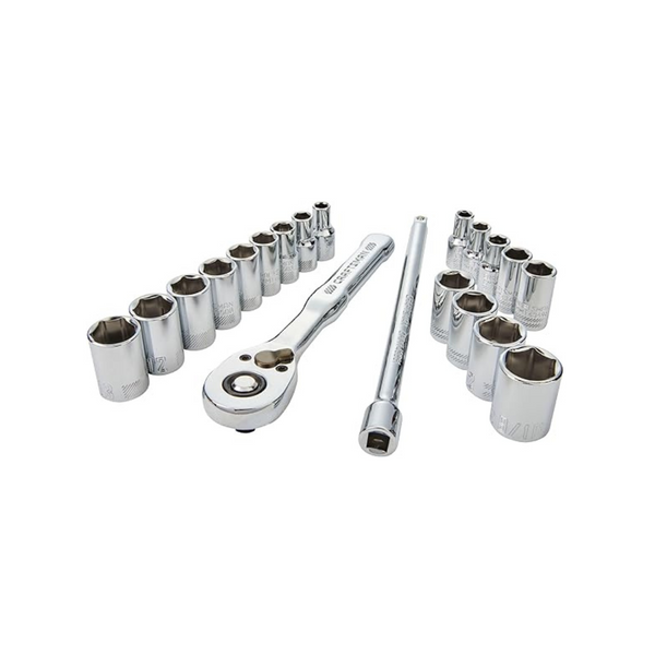 20-Piece Craftsman 1/4" Standard and Metric Mechanics Tool Set