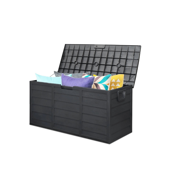 Ktaxon 75gal Outdoor Garden Plastic Storage Deck Box
